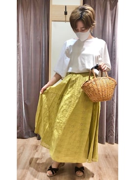 Techichiペリエ千葉さん（レディース・155cm）の春コーディネート