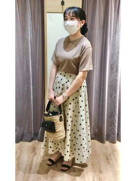 Techichiペリエ千葉さんのコーディネート