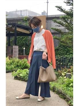 Techichiペリエ千葉さん（レディース・151cm）の夏コーディネート