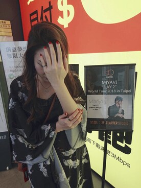 「abcd（ナシ）のアイテム（ジャケット/アウター）」を使った、凍りさん（レディース・167cm）の春コーディネート