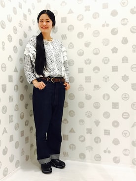 「アイテム（ファッション雑貨）」を使った、MIYAさん（レディース・159cm）の夏コーディネート