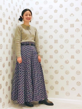 「Hender Scheme（エンダースキーマ）のアイテム」を使った、MIYAさん（レディース・159cm）の冬コーディネート