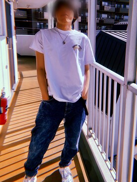 「MYne（マイン）のアイテム（シューズ）」を使った、マオさん（メンズ・175cm）の春コーディネート