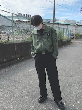 「MYne（マイン）のアイテム（ジャケット/アウター）」を使った、マオさん（メンズ・175cm）の秋コーディネート