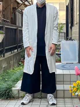 「ato（アトウ）のアイテム（ジャケット/アウター）」を使った、kazuhoさん（メンズ・164cm）の春コーディネート