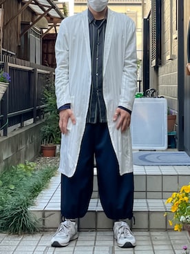「ato（アトウ）のアイテム（ジャケット/アウター）」を使った、kazuhoさん（メンズ・164cm）の春コーディネート