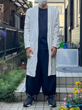 「ato（アトウ）のアイテム（ジャケット/アウター）」を使った、kazuhoさん（メンズ・164cm）の春コーディネート