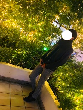 「Daniel Wellington」｜「アイテム（ライダースジャケット）」を使った、Yutaさん（メンズ・180cm）の秋コーディネート