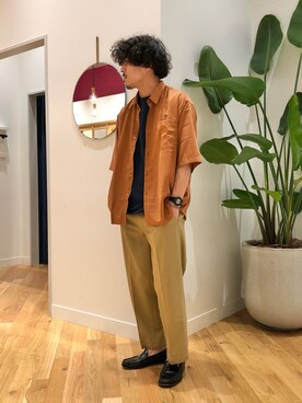 おまつさん（メンズ・176cm）の春コーディネート