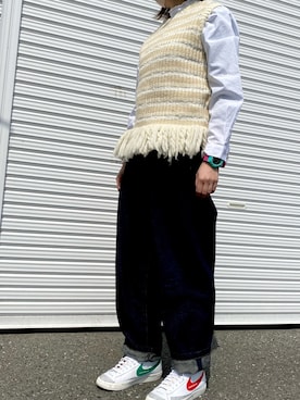 「AMBIDEX（アンビデックス）のアイテム（パンツ）」を使った、kanwearさん（レディース・162cm）の春コーディネート