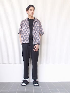 秦翔平さん（メンズ・180cm）の夏コーディネート