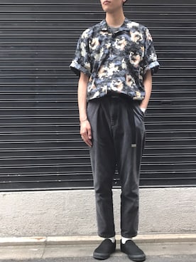 秦翔平さん（メンズ・180cm）の夏コーディネート