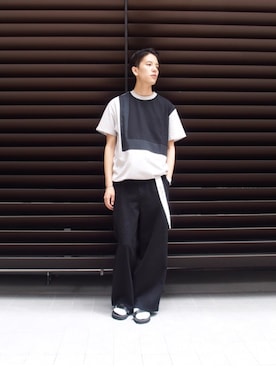 秦翔平さん（メンズ・180cm）の夏コーディネート