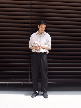 秦翔平さん（メンズ・180cm）の夏コーディネート