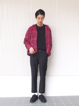 秦翔平さん（メンズ・180cm）の夏コーディネート