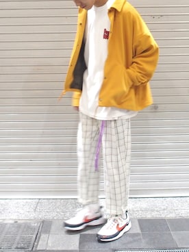 秦翔平さん（メンズ・180cm）の冬コーディネート