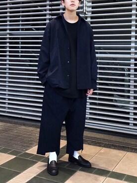 秦翔平さん(メンズ・180cm)の秋コーディネート