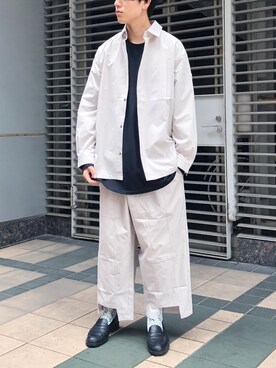 秦翔平さん(メンズ・180cm)の秋コーディネート
