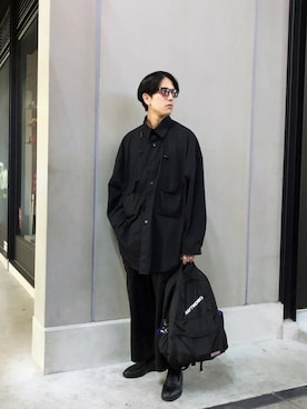 秦翔平さん（メンズ・180cm）の秋コーディネート