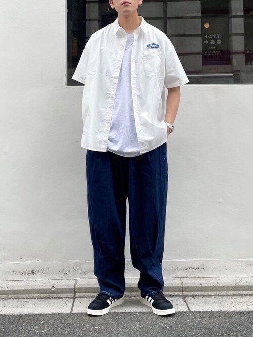 秦翔平 Who S Who Gallery 京都寺町店 Who S Who Gallery フーズフーギャラリー のシャツ ブラウスを使ったコーディネート Wear