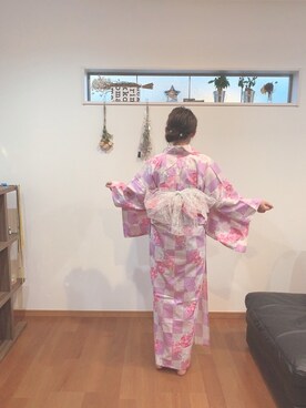 「格子」｜ai☺︎さん（レディース・165cm）の夏コーディネート