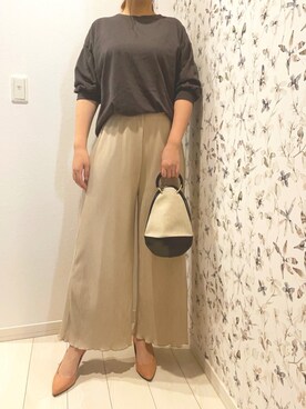 Gu ジーユー のパンプス オレンジ系 を使った人気ファッションコーディネート Wear