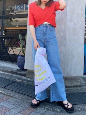 なかむらえりかさん（レディース・153cm）の春コーディネート