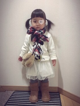 HINAさん(キッズ・70cm)の冬コーディネート