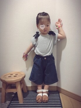 HINAさん(キッズ・70cm)の夏コーディネート