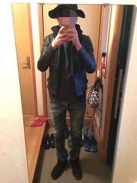 フーファイ君さん（メンズ・179cm）の冬コーディネート