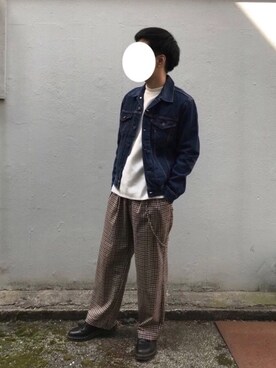 「tk.TAKEO KIKUCHI」｜「アイテム（その他）」を使った、たくたんさん（メンズ・163cm）の春コーディネート
