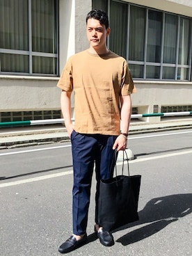 「ブレスレット」｜岡﨑さん（メンズ・182cm）の夏コーディネート