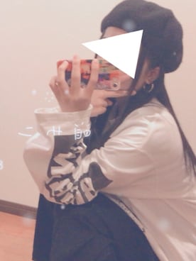 「BIGBANG（ビッグバン）のアイテム」を使った、えmさん（レディース・158cm）の冬コーディネート