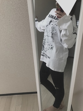 「BIGBANG（ビッグバン）のアイテム」を使った、えmさん（レディース・158cm）の春コーディネート