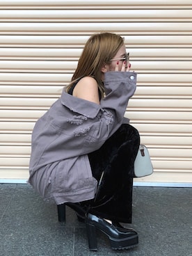 「ENVYM（アンビー）のアイテム（バッグ）」を使った、ENVYM_MADOKAさん（レディース・163cm）の秋コーディネート