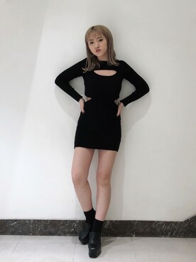 ENVYM_MADOKAさん（レディース・164cm）の冬コーディネート