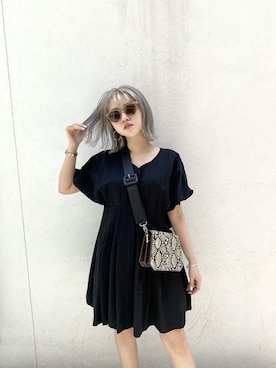 「envym_staff」｜「アイテム（ワンピース/ドレス）」を使った、ENVYM_MADOKAさん（レディース・164cm）の春コーディネート