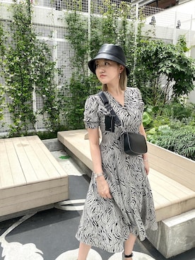 「envym_staff」｜「アイテム（ワンピース/ドレス）」を使った、ENVYM_MADOKAさん（レディース・164cm）の春コーディネート
