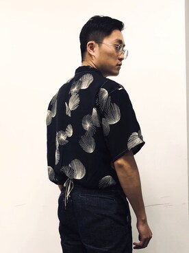 「OLD JOE & CO.（オールドジョーアンドコー）のアイテム（トップス）」を使った、Sho3sさん（メンズ・175cm）の春コーディネート