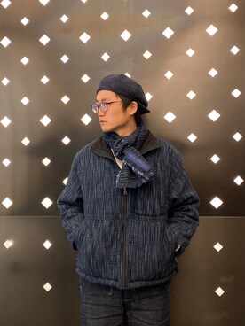 「FREEWHEELERS（フリーホイーラーズ）のアイテム（帽子）」を使った、Sho3sさん（メンズ・175cm）の秋コーディネート