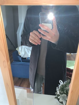 「BEAMS（ビームス）のアイテム（チェスターコート）」を使った、emamamauさん（メンズ・172cm）の秋コーディネート