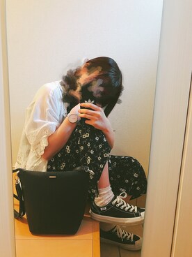 「CECIL McBEE（セシルマクビー）のアイテム（アナログ腕時計）」を使った、こばさん（レディース・148cm）の夏コーディネート