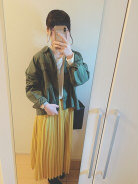 「CECIL McBEE（セシルマクビー）のアイテム（アナログ腕時計）」を使った、こばさん（レディース・148cm）の春コーディネート