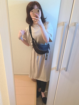 「CECIL McBEE（セシルマクビー）のアイテム（アナログ腕時計）」を使った、こばさん（レディース・148cm）の春コーディネート