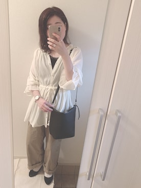 「CECIL McBEE（セシルマクビー）のアイテム（アナログ腕時計）」を使った、こばさん（レディース・147cm）の夏コーディネート