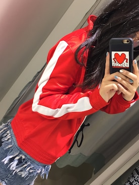 「STYLE」｜「アイテム（ジャージ）」を使った、🚬さん（レディース・161cm）の春コーディネート