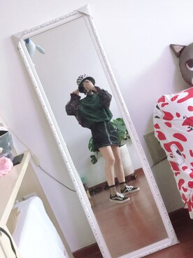 「VANS（バンズ）のアイテム（アクセサリー）」を使った、大鱼。さん（レディース・160cm）の秋コーディネート