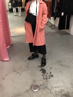 「MARE（マーレ）のアイテム」を使った、Yuma.さん（レディース・158cm）の春コーディネート