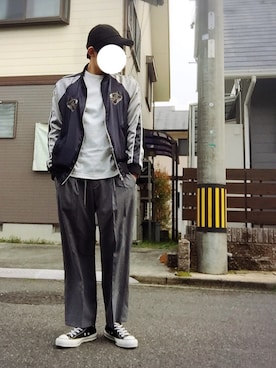 「げんじ」｜isaiさん（メンズ・167cm・10代）の春コーディネート