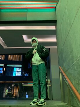 「1017 ALYX 9SM（アリクス）のアイテム（ジャケット/アウター）」を使った、_卡中_さん（メンズ・183cm）の冬コーディネート